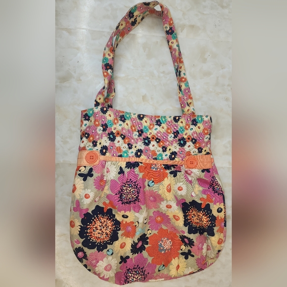 Source Unknown Handbags - Floral Multicolor Tote Bag